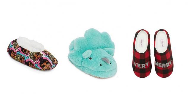 Slippers for adults and kids up to 70% off at JCPenney
