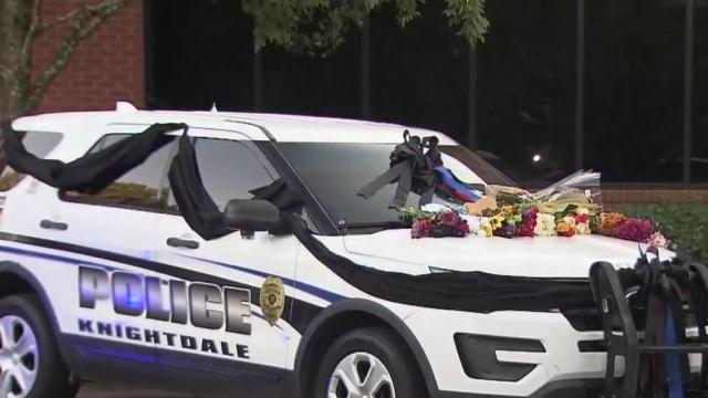 Outpouring of support shown for family of Knightdale police officer killed in I-540 crash