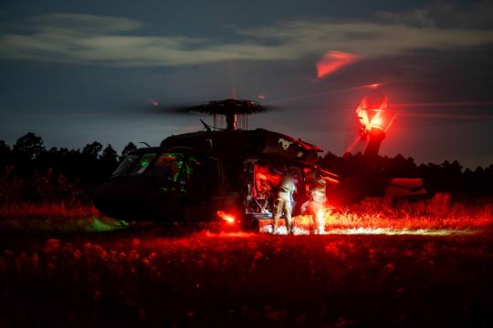 No, it's not a new sci-fi movie: Fort Bragg's live fire exercise photos go viral. Image courtesy of Fort Bragg social media.