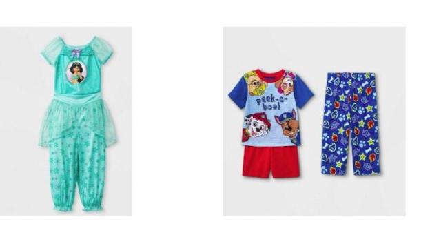 Baby, toddler and kids' pajamas, nightgowns and robes 20% off at Target