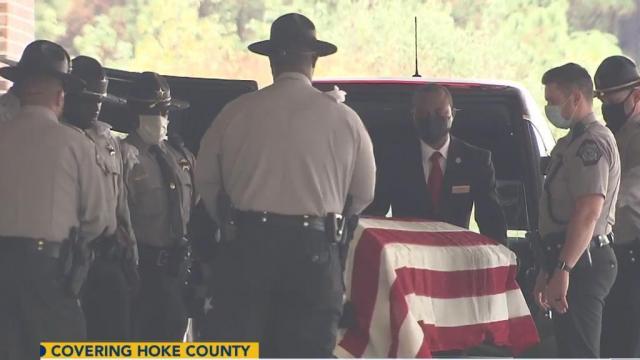 Mourners gather to honor legacy of Hoke Sheriff Peterkin