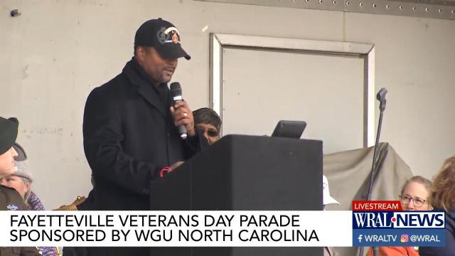 Fayetteville parade a chance to say 'thank you' ahead of Veterans Day