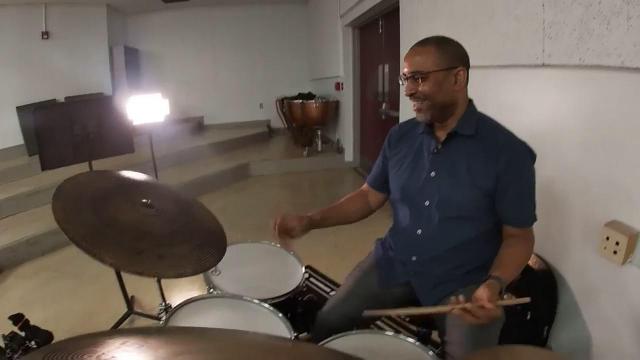 'The drums chose me': World traveling jazz drummer, NCCU teacher hosts benefit concert 