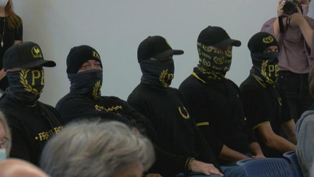 Far-right extremists show up to NC health board meeting, pressure them to drop mask mandate