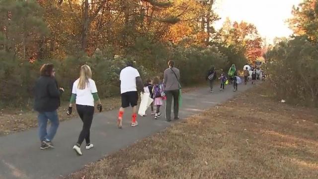 Raleigh families walk to class in protest of Wake County school reassignment plan
