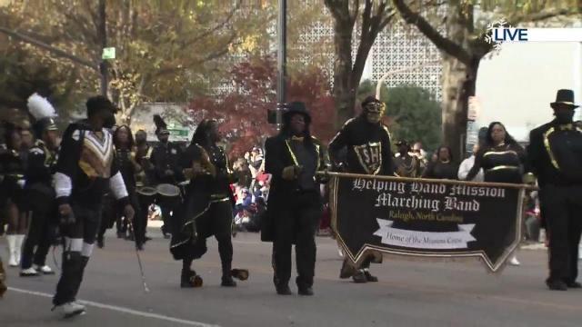 Break it down: Helping Hand Mission performs at 2021 Raleigh Christmas Parade