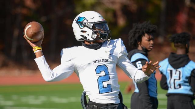 Panther Creek dual-sport star Amari Odom commits to Wofford for football