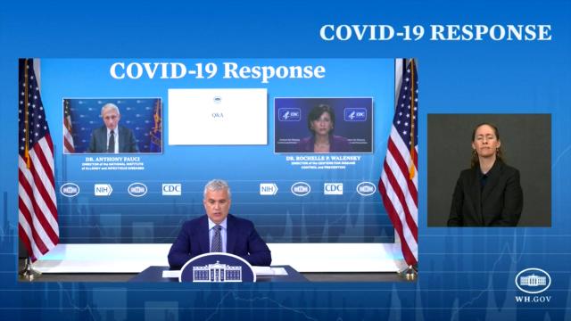 White House COVID task force discusses coronavirus' omicron variant