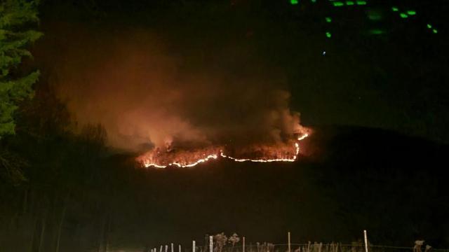 Firefighters respond to second wildfire in North Carolina mountains