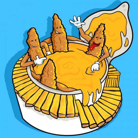 Bojangles NFT: Honey Mustard Hot Tub by Joey Allen