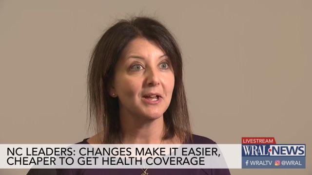 NC leaders: Changes make it easier, cheaper to get health coverage