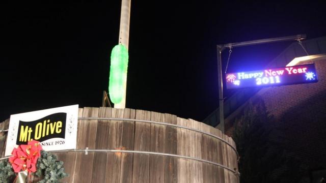 'Dill-lightful'  pickle drop returns to Mt. Olive this year 