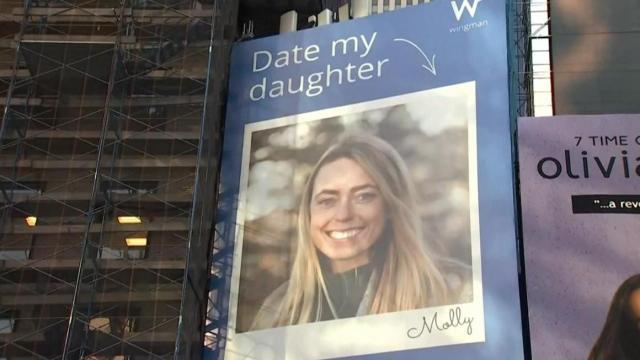 'Date my daughter': Billboard turning heads in Times Square 