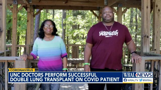 Greenville area woman becomes first UNC patient to undergo a double lung transplant after severe case of COVID-19