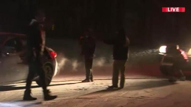 Slick conditions cause issues for Wake County drivers 