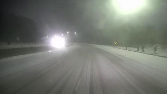 Deteriorating road conditions expected in central NC overnight  