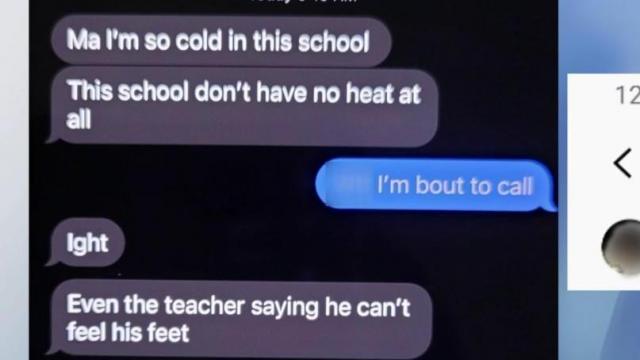 'Ma I'm cold:' Parents pull Edgecombe students out of class early after heat breaks 
