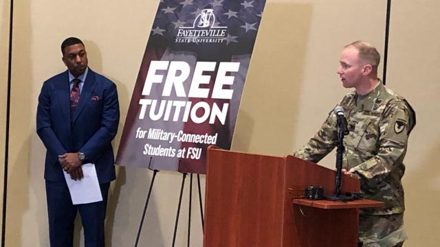 Fayetteville State to provide free tuition to military-connected students through scholarship