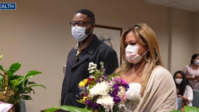 UNC Rex holds hospital wedding for bride who had to cancel due to illness 