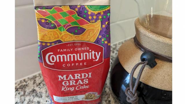 Community Coffee celebrates Carnival season with Mardi Gras King Cake blend
