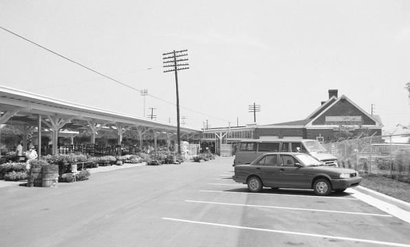 Seaboard Station played a major role in Raleigh's transportation history. (Image courtesy of the State Archives of North Carolina)