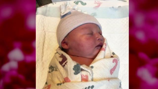 Baby girl born Feb. 22, 2022 at 2:22 a.m. in Alamance County 
