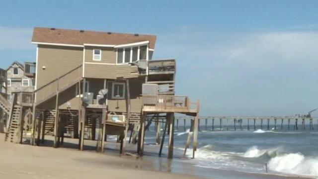 Climate change threatens to pull more OBX homes into the ocean 