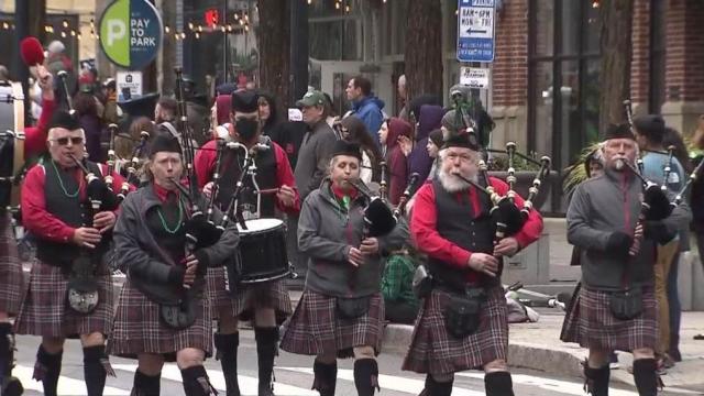 Despite weather, St. Patrick's Day Parade returns to Raleigh 