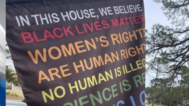 NC homeowner forced to remove 'political' Black Lives Matter flag in his yard