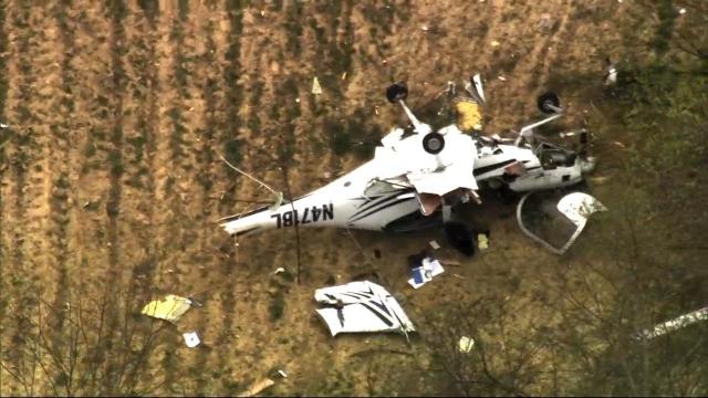 2 taken to hospital after small plane crash near Johnston County airport 