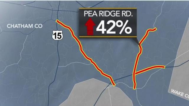 Traffic concerns rise with job growth from RTP to Chatham County