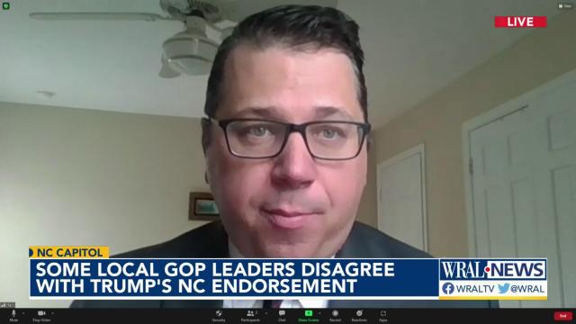 Some local GOP leaders disagree with Trump's NC endorsement 