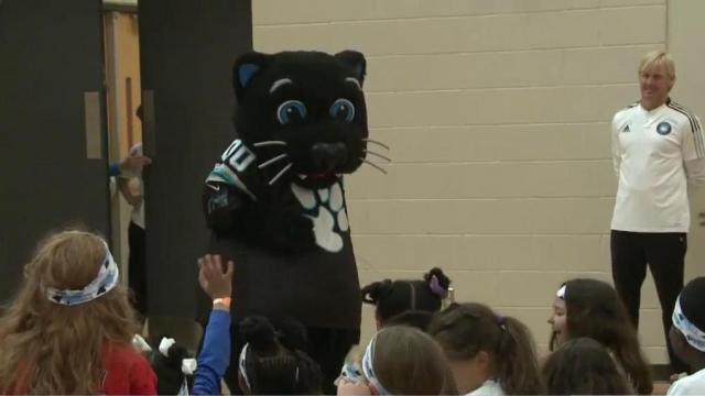 Carolina Panthers host 'Play 60' event to get kids moving 