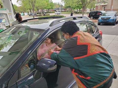 Baptist Grove Church in Raleigh handed out gas cards to help serve the community 