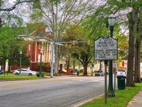 Tarboro Historic Colonial Town Common: One of the only remaining Colonial-era town commons left in the United States is right here in NC.