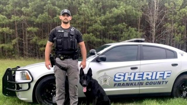 Law enforcement honors life of Franklin County K-9 shot, killed by armed man 