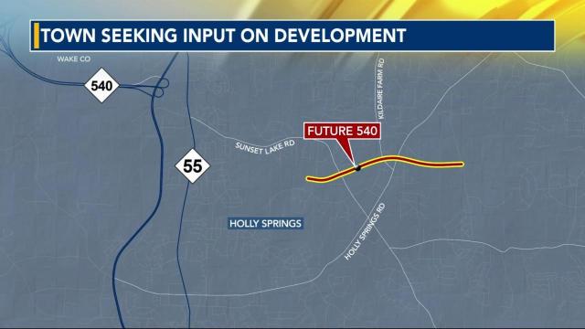 Public input needed on new 540 interchange in Holly Springs