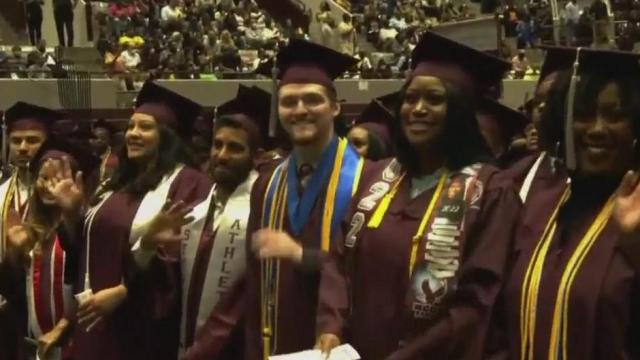 NCCU students excited for graduation, despite shortage of cap and gowns 