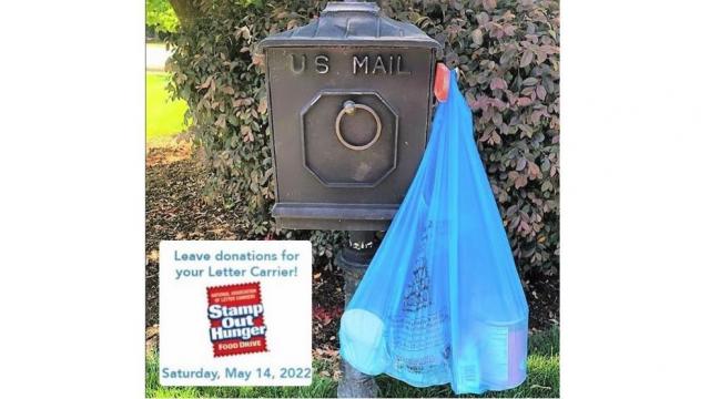 Stamp Out Hunger Postal Carriers Food Drive on May 14: Leave donations right next to your mailbox