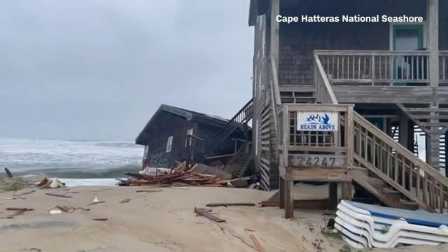 Another Outer Banks house collapses; sea level rise due to climate change likely to make problems worse