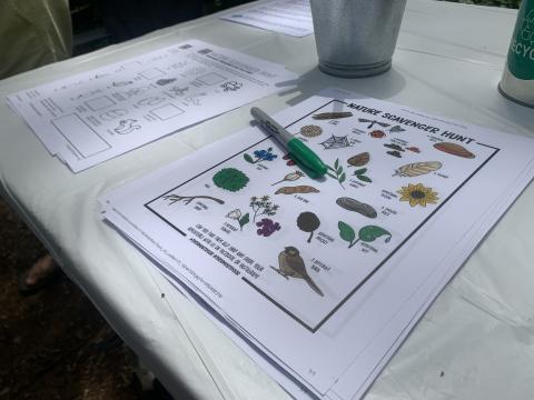 Over 100 families came to South Wake Conservationists' Kids in Nature Day. 