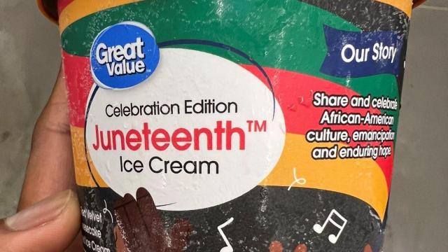 Walmart pulls Juneteenth ice cream from shelves after backlash