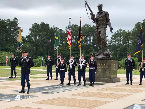 Ceremony honoring soldiers from Special Operations 