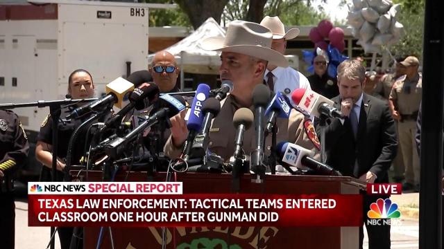 Texas DPS officials say it took officers 1 hour to engage with Uvalde gunman 