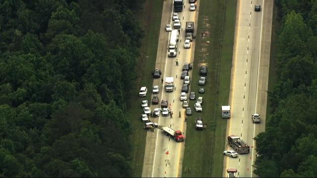 Wrong-way driver caused crash that shut down I-40 near Benson for nearly 2 hours 