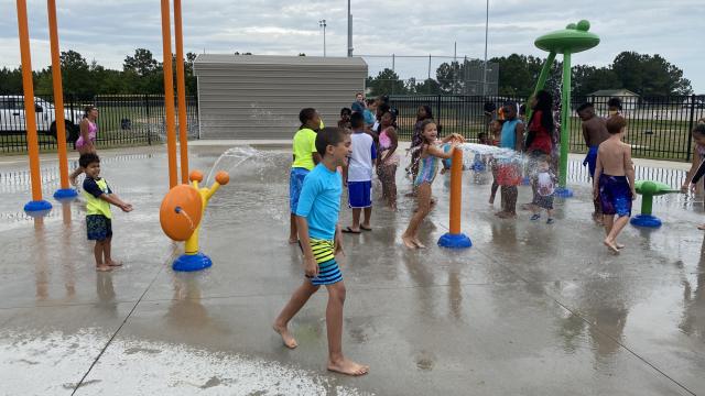 New splash pad gives Fayetteville another option for free summer fun