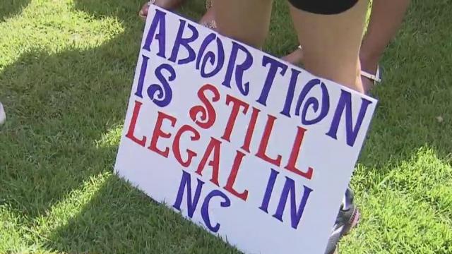 Protesters air abortion concerns for NC lawmakers in Cary 
