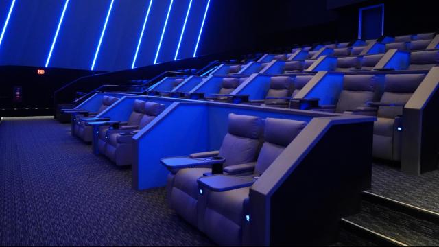 How to use the pod-style seating at the new Paragon Theaters in Cary