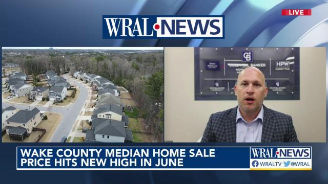 Wake County median home sale prices hits new high in June