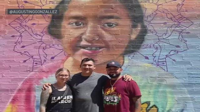 Artist honoring those who died in Uvalde shooting with murals